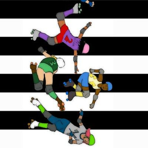 Derby Girls Border Print