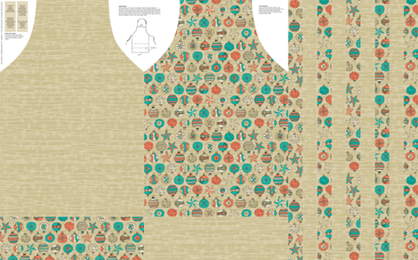 Retro Holiday Aprons fabric by seidabacon on Spoonflower - custom fabric