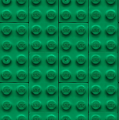 'love' bricks in green
