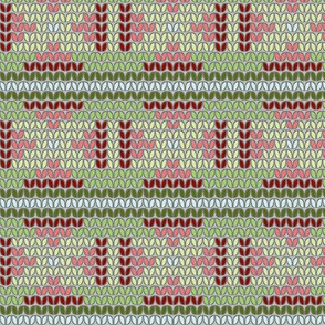 faux fair isle