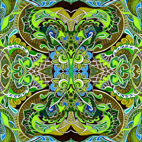 Atomic Dragon Bomb fabric by edsel2084 on Spoonflower - custom fabric
