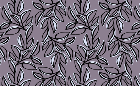leaves 5 fabric by monmeehan on Spoonflower - custom fabric