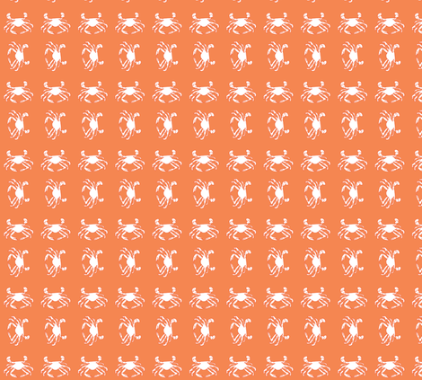 coral crabs fabric by annaboo on Spoonflower - custom fabric