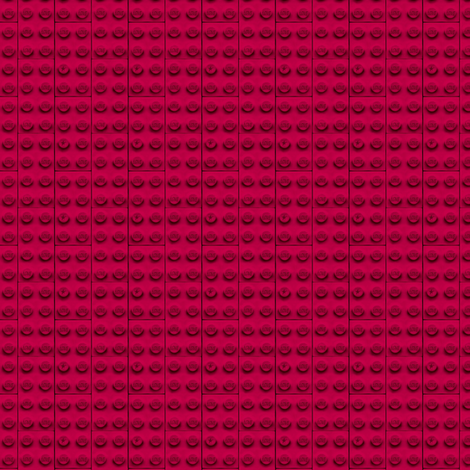 'love' bricks in red fabric by weavingmajor on Spoonflower - custom fabric