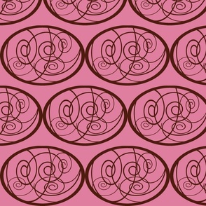 Raspberry Chocolate Sauce Swirl