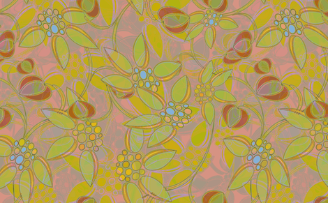 Large Scale Floral Heather