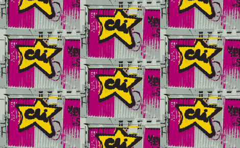 Star Power-magenta fabric by susaninparis on Spoonflower - custom fabric