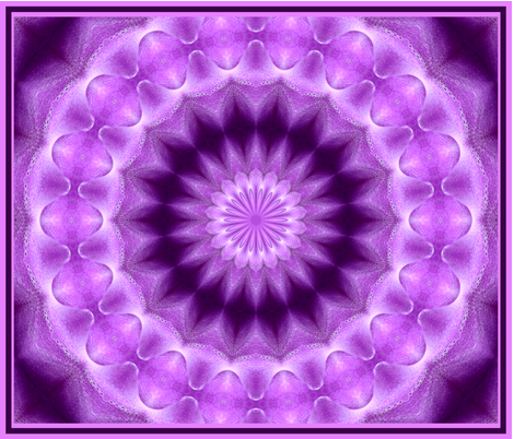 Orchid Kaleidoscope fabric by artist4god on Spoonflower - custom fabric
