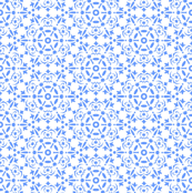 Snowflake medallion_blue
