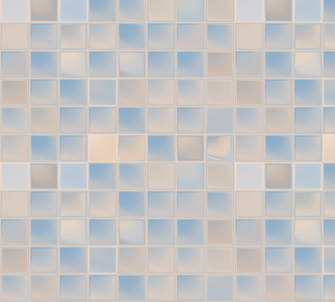 Beige and Blue Tiles © 2011 Gingezel™ Inc.