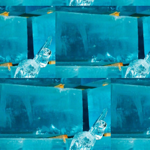 blocks of ice