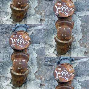 Dolled Up Pipes, Paris Graffiti