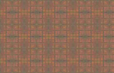 Autumn Garden Window © Gingezel™ 2012 fabric by gingezel on Spoonflower - custom fabric