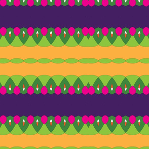 Cartoon Flowers banner