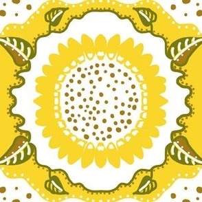 Sunflowers in the Fall