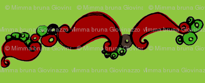 big rococò lime green