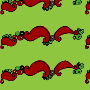 big rococò lime green