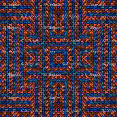 Berry Woven Look Plaid © Gingezel™ 2013