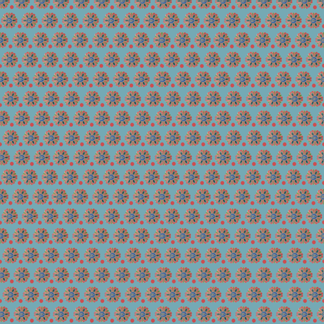 Korean Red Ditsy fabric by corinnevail on Spoonflower - custom fabric