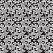 Art Nouveau ditsy swirls