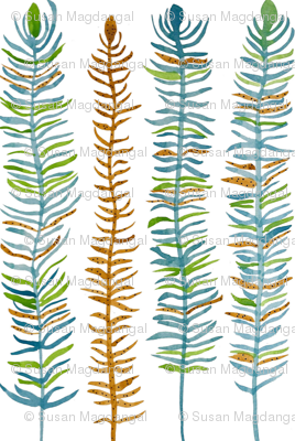 Feathers In a Row