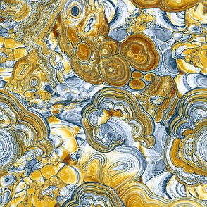 Marble blue & honey