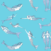 mermaid toile