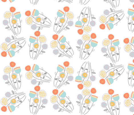  Doodled Flowers