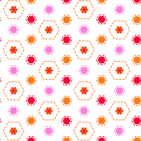 Tilkkutakki (Warm Colours) I fabric by nekineko on Spoonflower - custom fabric