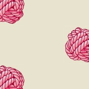 Monkey Knot Polka Dot - Tropical Pinks