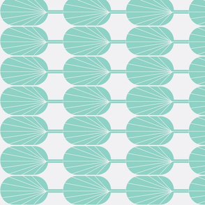 Fanpod ice blue on white-ch