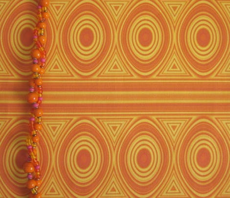 Summer Heat Ovals and Stripes © Gingezel™ Inc. 2011