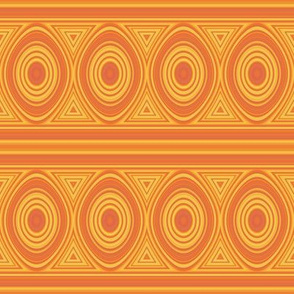 Summer Heat Ovals and Stripes © Gingezel™ Inc. 2011