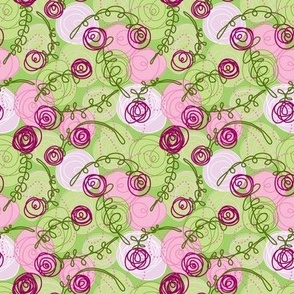 Ditsy Confetti Roses