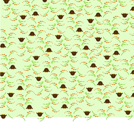 ditsy_owls_a fabric by salmonalley on Spoonflower - custom fabric