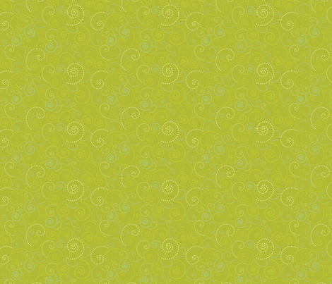 Swirl Lime fabric by freshlypieced on Spoonflower - custom fabric