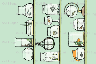 isolated elements tea towel