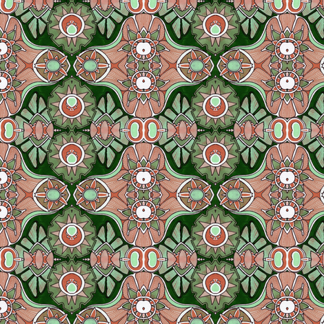 Amoebas in Heat fabric by edsel2084 on Spoonflower - custom fabric