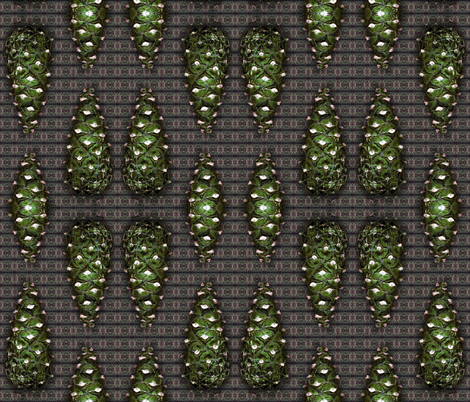 shishka pine cone by Alexandra Cook fabric by linandara on Spoonflower - custom fabric