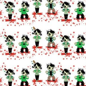 Zombie Splatter fabic
