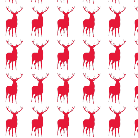 red deer fabric by chibboom on Spoonflower - custom fabric