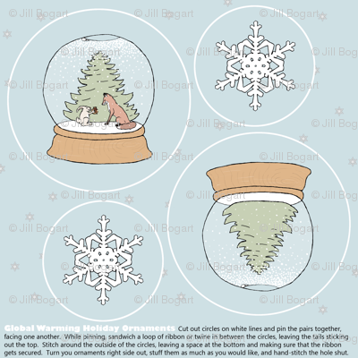 global warming ornament set