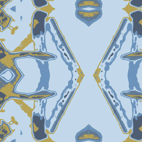 A Dutch Wax Morning fabric by susaninparis on Spoonflower - custom fabric