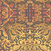 Golden Lace on Deep Grey
