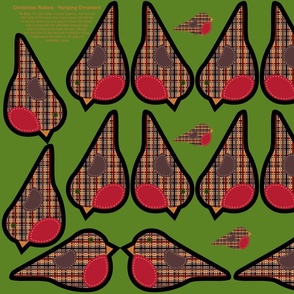 Christmas Robin FQ - View in Cotton Sateen