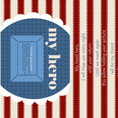 My Hero Pillow for Military Children and Families