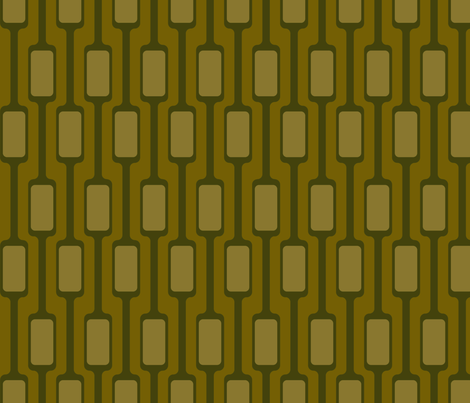 Yellow Mod Pods fabric by subcutaneous88 on Spoonflower - custom fabric