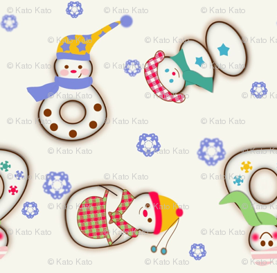 joyful snowmen