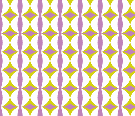MId-Century Lilacs   fabric by susaninparis on Spoonflower - custom fabric