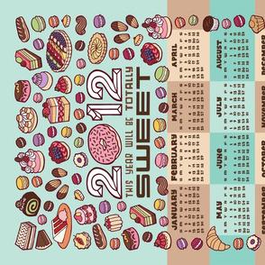 2012 tea towel calendar (for linen)